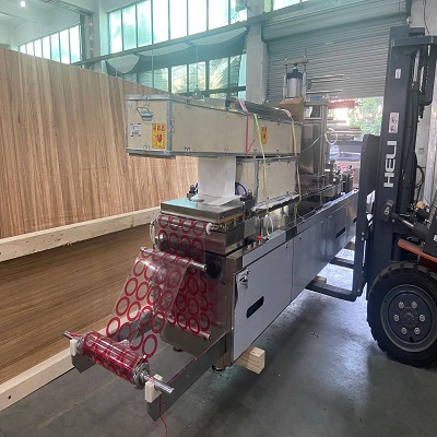 Make the wooden case packing for automatic cheese blister packaging machine. This machine will be shipped to Algeria soon.