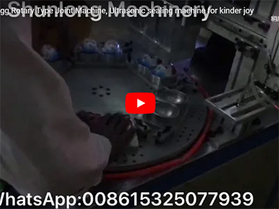 King Egg Rotary Type Joint Machine, Ultrasonic sealing machine for kinder joy