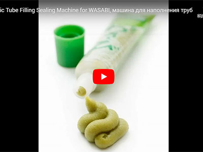 Plastic Tube Filling Sealing Machine for WASABI